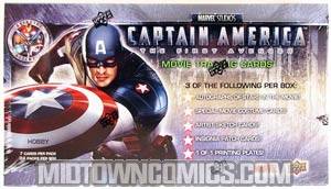 Marvel Captain America Movie Trading Cards Pack