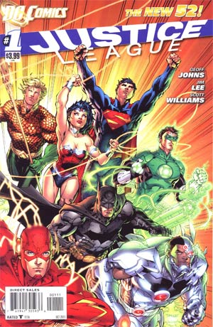 Justice League Vol 2 #1 Cover A 1st Ptg Regular Jim Lee Cover