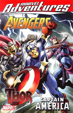 Marvel Adventures Avengers Thor & Captain America TP Digest