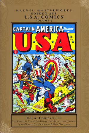 Marvel Masterworks Golden Age USA Comics Vol 2 HC Regular Dust Jacket