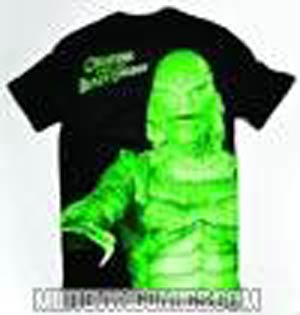 Creature From The Black Lagoon Stand Black T-Shirt Large