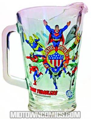 Justice League Justice Society Toon Tumblers Pitcher