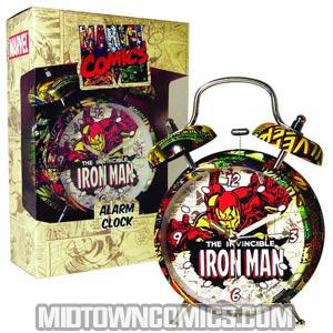 Marvel Heroes 4-Inch Alarm Clock - Iron Man