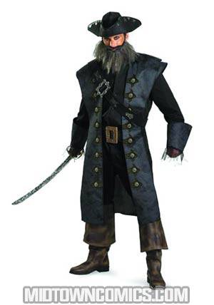Pirates Of The Caribbean On Stranger Tides Blackbeard Adult Costume X-Large (42-46)