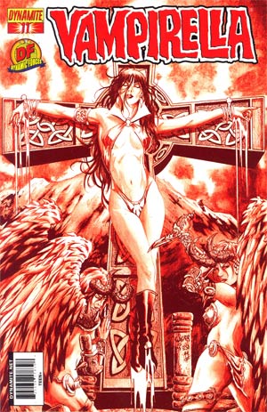 Vampirella Vol 4 #11 DF Exclusive Wagner Reis Blood Red Cover