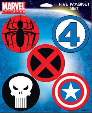Marvel Logo 5-Piece Magnet Set (18284FP)