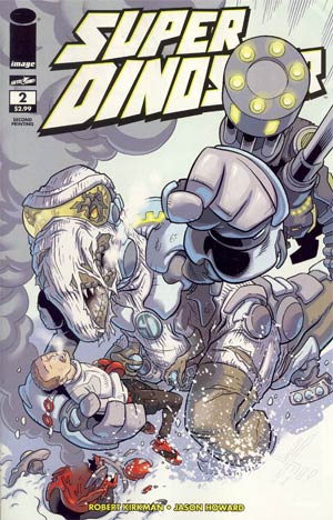 Super Dinosaur #2 2nd Ptg Variant Cover