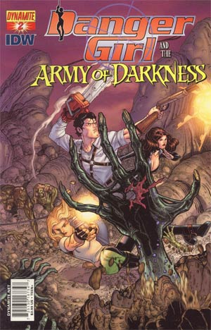 Danger Girl And The Army Of Darkness #2 Cover C Regular Nick Bradshaw Cover