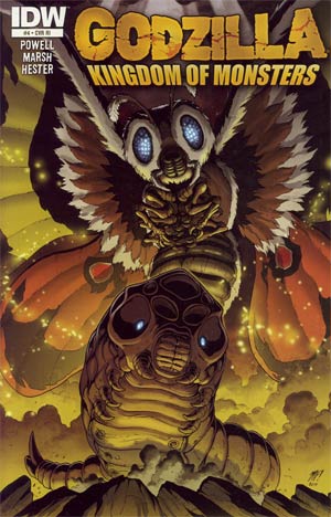 Godzilla Kingdom Of Monsters #4 Cover C Incentive Matt Frank Mothra Variant Cover
