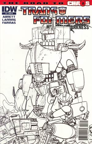 Transformers Heart Of Darkness #4 Incentive Ulises Farinas Sketch Cover