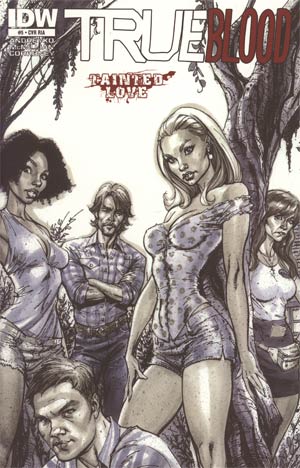 True Blood Tainted Love #5 Incentive J Scott Campbell Interconnected Sketch Cover