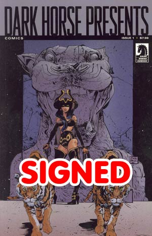 Dark Horse Presents Vol 2 #1 Incentive Paul Pope Variant Cover Signed By Carla Speed McNeil (backcover)