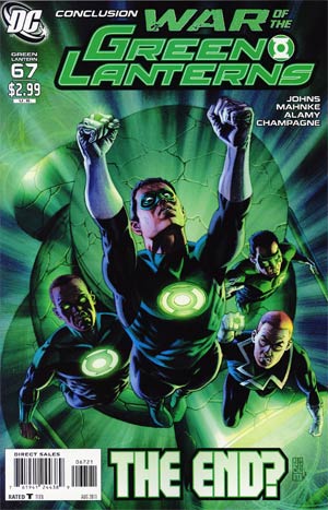 Green Lantern Vol 4 #67 Cover B Incentive JG Jones Variant Cover (War Of The Green Lanterns Part 10)