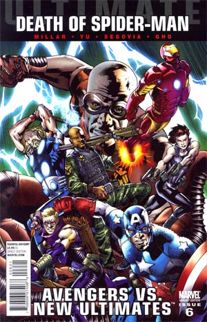 Ultimate Comics Avengers vs New Ultimates #6 Incentive Bryan Hitch Variant Cover (Death Of Spider-Man Tie-In)