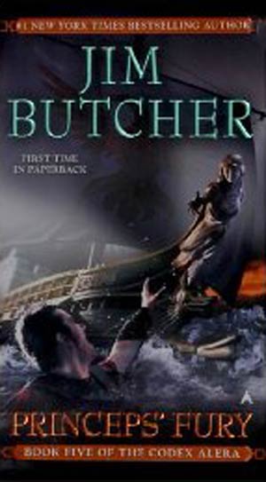 Princeps Fury The Codex Alera Vol 5 MMPB Signed By Jim Butcher