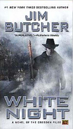 White Night The Dresden Files Vol 9 MMPB Signed By Jim Butcher