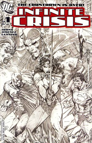 Infinite Crisis #1 Incentive RRP Variant Cover