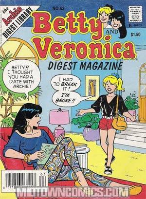 Betty And Veronica Digest Magazine #63