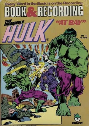 Power Record Comics #11 Hulk (Peter Pan Record Re-Issue) With Record