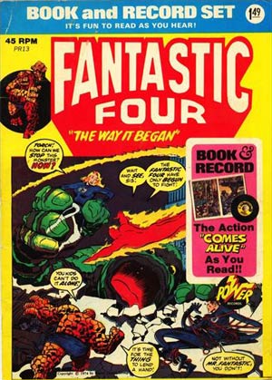 Power Record Comics #13 Fantastic Four With Record
