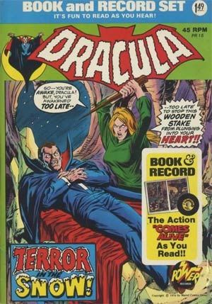 Power Record Comics #15 Tomb Of Dracula With Record