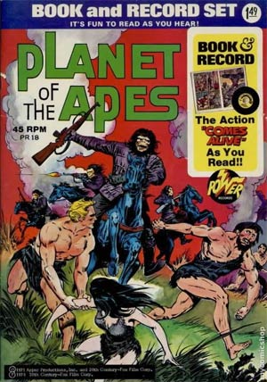 Power Record Comics #18 Planet Of The Apes With Record