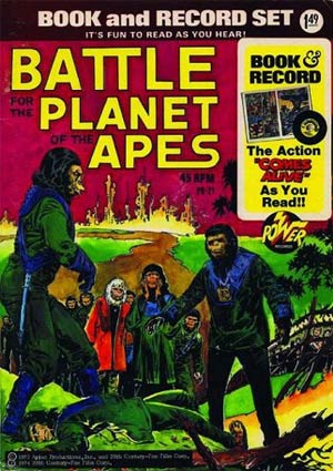 Power Record Comics #21 Battle For The Planet Of The Apes Without Record
