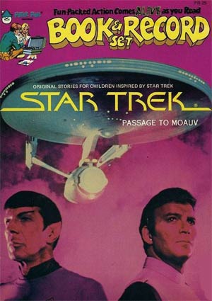 Power Record Comics #25 Star Trek Passage To Moauv (Peter Pan Record Re-Issue) With Record