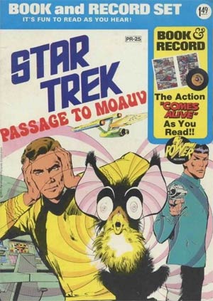 Power Record Comics #25 Star Trek Passage To Moauv With Record