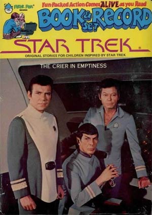 Power Record Comics #26 Star Trek Crier In Emptiness (Peter Pan Record Re-Issue) With Record