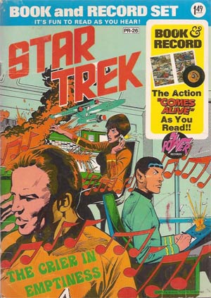 Power Record Comics #26 Star Trek Crier In Emptiness With Record