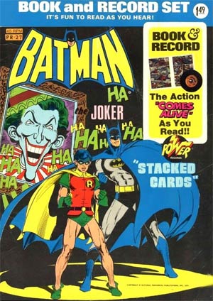 Power Record Comics #27 Batman Stacked Cards With Record