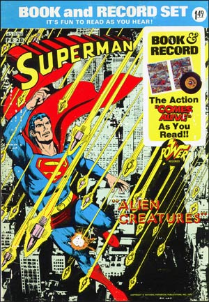 Power Record Comics #28 Superman Alien Creatures With Record