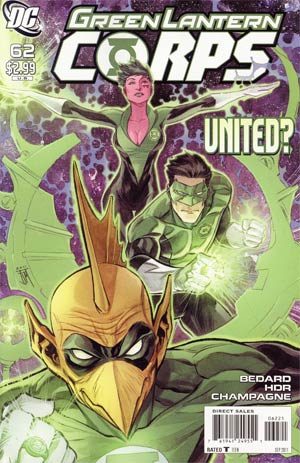 Green Lantern Corps Vol 2 #62 Cover B Incentive Francis Manapul Variant Cover