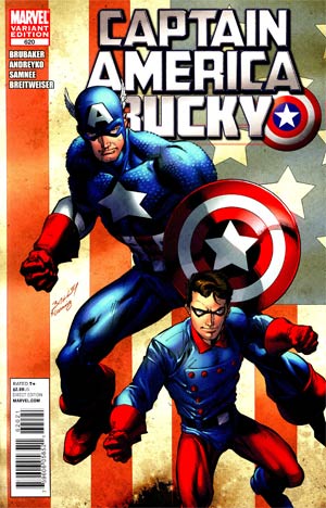 Captain America And Bucky #620 Cover B Incentive Mark Bagley Variant Cover