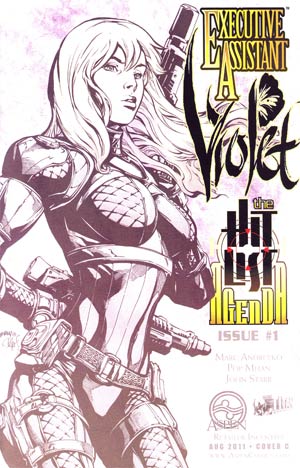 Executive Assistant Violet #1 Cover C Incentive Pop Mahn Sketch