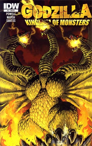 Godzilla Kingdom Of Monsters #5 Cover C Incentive Matt Frank Ghidorah Variant Cover