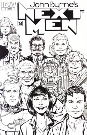 John Byrnes Next Men Vol 2 #8 Incentive John Byrne Sketch Cover