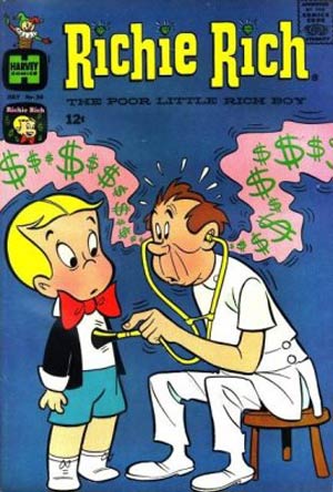 Richie Rich The Poor Little Rich Boy #24