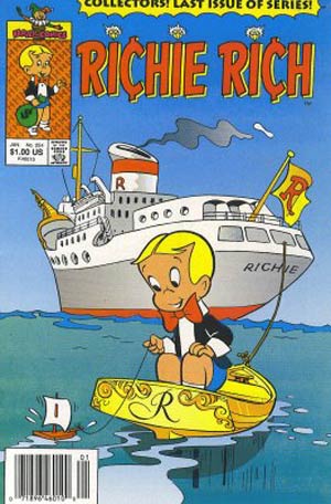 Richie Rich The Poor Little Rich Boy #254
