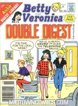 Betty And Veronica Double Digest Magazine #15
