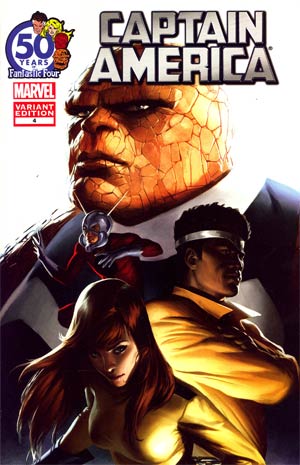 Captain America Vol 6 #4 Cover B Variant Fantastic Four 50th Anniversary Cover