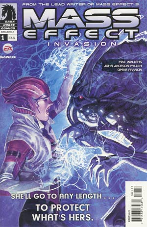 Mass Effect Invasion #1 Regular Massimo Carnevale Cover