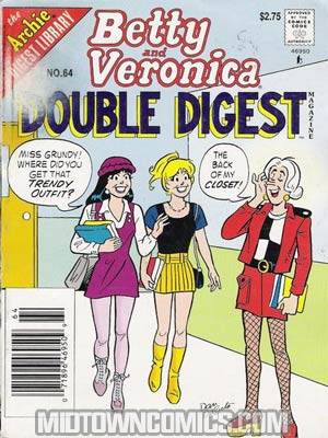 Betty And Veronica Double Digest Magazine #64