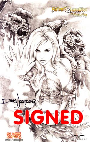 Salems Daughter The Haunting #1 New Dimension Comics Signed Exclusive Edition