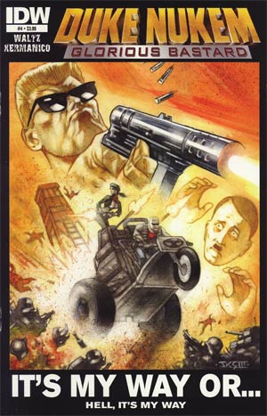 Duke Nukem Glorious Bastard #4 Cover A Regular John K Snyder III Cover