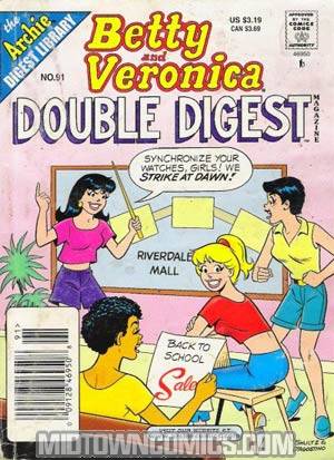 Betty And Veronica Double Digest Magazine #91
