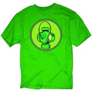 Green Lantern Lamp Icon Previews Exclusive Kelly Green T-Shirt Large