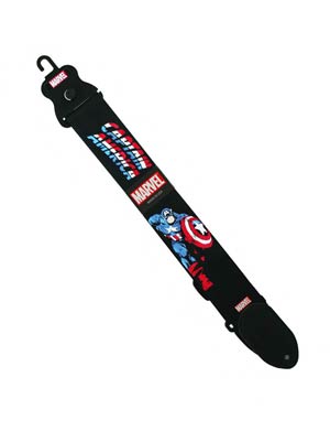 Marvel Comics Nylon Guitar Strap - Captain America