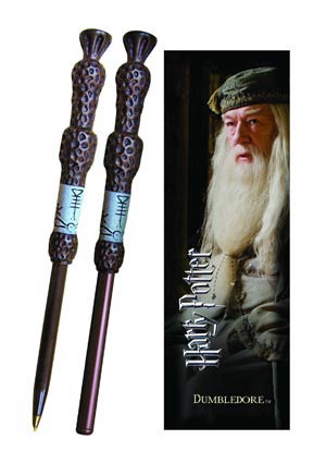 Harry Potter Wand Pen & Bookmark Set - Albus Dumbledore